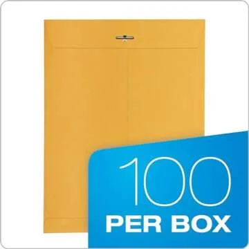 Quality Park 10 x 13 Clasp Envelopes for Secure Mailing