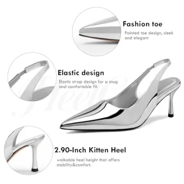 Shop Stylish heelchic Kitten Pumps for Women - Comfort & Design