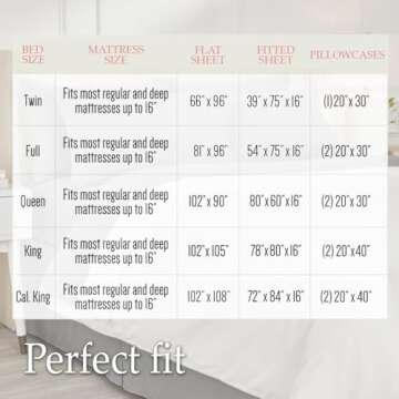 lalaLOOM Twin Bed Sheet Set, Soft Microfiber Hotel Luxury Bedding, Extra Deep Pocket, 3 Piece Sheets and Pillowcase Sets, Breathable Wrinkle, Fade Resistant, Easy Care Machine Washable Linen, Cream