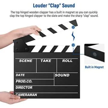 NEEWER Film Movie Clapper Board - Durable & Functional