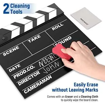 NEEWER Film Movie Clapper Board - Durable & Functional