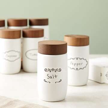 Juvale Dissolvable Labels for Food Storage - 300 Piece Set