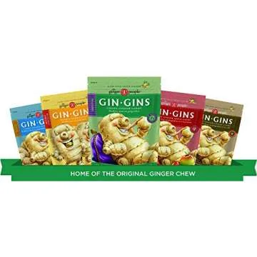 The Ginger People Gin Gins Original Chewy Ginger Candy 3 Oz (pack of 2)