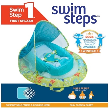 SwimWays Baby Spring Float with Adjustable Canopy