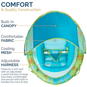 SwimWays Baby Spring Float with Adjustable Canopy
