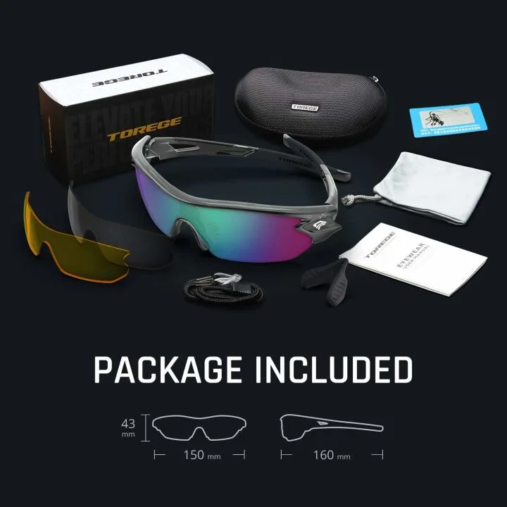 Polarized Sports Sunglasses for Men & Women