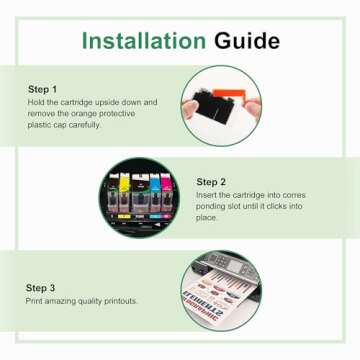 Anemec 250 251 XL Ink Cartridges for Canon Printers