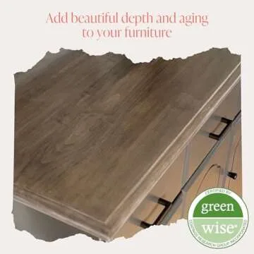 Furniture Glaze - Antique Patina Special Effects Glaze for Chalk Style Furniture Paint, Eco-Friendly Wood Stain, 6 Color Choices - Graphite [Black] - Pint (16 oz)