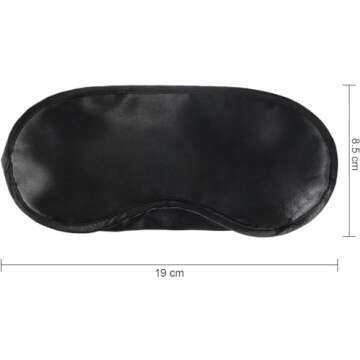 Mudder Blindfold Eye Mask Shade Cover for Sleeping with Nose Pad, 10 Pack