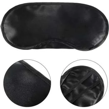 Mudder Blindfold Eye Mask Shade Cover for Sleeping with Nose Pad, 10 Pack
