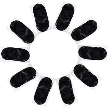 Mudder Blindfold Eye Mask Shade Cover for Sleeping with Nose Pad, 10 Pack