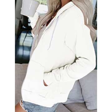 Stylish Dokotoo Women's Zip Up Hoodie - Ultimate Comfort