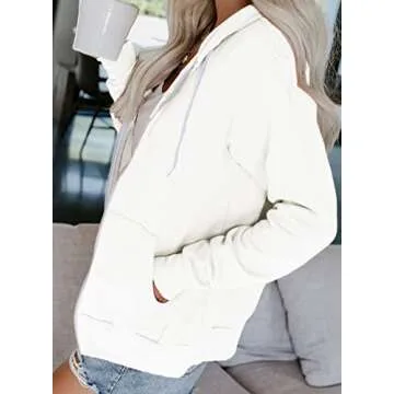 Stylish Dokotoo Women's Zip Up Hoodie - Ultimate Comfort