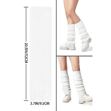 Clothirily Neon Leg Warmers for 80s Style Fashion