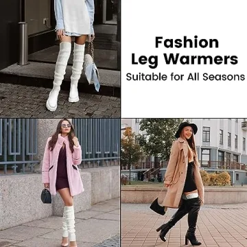 Clothirily Neon Leg Warmers for 80s Style Fashion