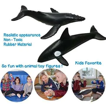 UMEELR 36 Pack Valentines Day Gifts Cards with Sea Ocean Animal Figurines Toys, Valentine's Greeting Cards for Kids Valentine's School Classroom Prize Party Favor Toys, Valentine Gift Exchange