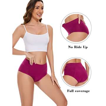 POKARLA Women's Incontinence Underwear - Heavy Flow Leakproof Panties (3 Pack)