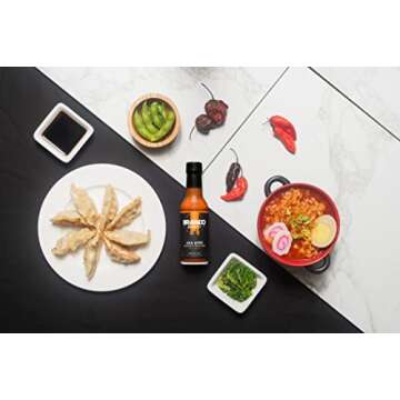 Carolina Reaper Bundle By Bravado Spice FEATURED ON HOT ONES Gluten Free, Vegan, Low Carb, Paleo Hot Sauce All Natural 5 oz Hot Sauce Bottle Award Winning Gourmet Hot Sauce…