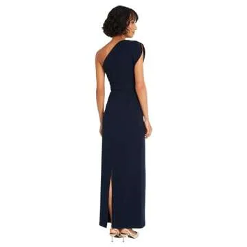 Elegant One Shoulder Maxi Dress For Formal Events