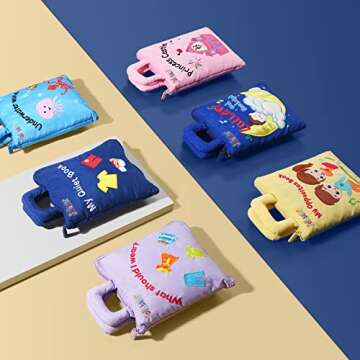 Jollybaby Quiet Book Montessori Toys for Toddlers - Travel Learning Activities