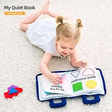 Jollybaby Quiet Book Montessori - Educational Travel Toy