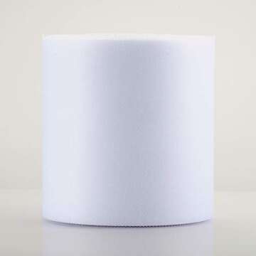 Tulle Rolls 6” by 100 Yards (300 feet) Tulle Roll Spool Fabric for DIY Tutu Skirts Wedding Baby Shower Crafts Decorations Party Supplies (White)