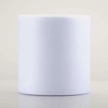 Tulle Rolls 6” by 100 Yards (300 feet) Tulle Roll Spool Fabric for DIY Tutu Skirts Wedding Baby Shower Crafts Decorations Party Supplies (White)