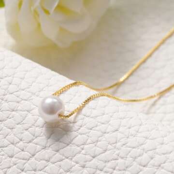 Elegant Pearl Necklace for Mother-in-law Gifts on Any Occasion