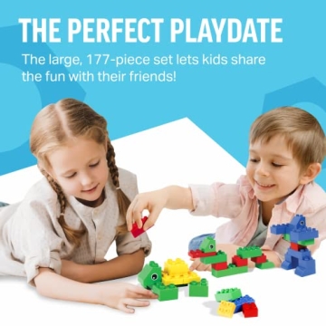 Brickyard 177-Piece Large Building Blocks for Kids