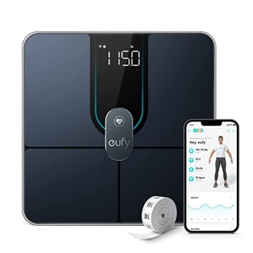eufy Smart Digital Bathroom Scale P2 Pro with Wi-Fi Bluetooth, 16 Measurements Including Weight, Hea...