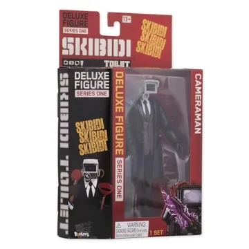 Skibidi Toilet Cameraman 6" Deluxe Figure Unique Collectible