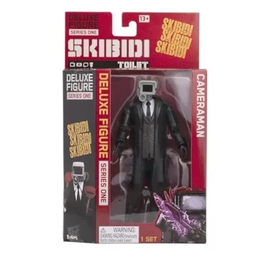 Skibidi Toilet Cameraman 6" Deluxe Figure Unique Collectible