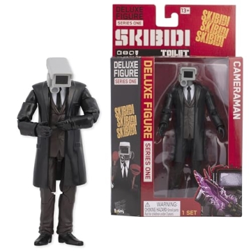 Skibidi Toilet Cameraman 6" Deluxe Figure Unique Collectible