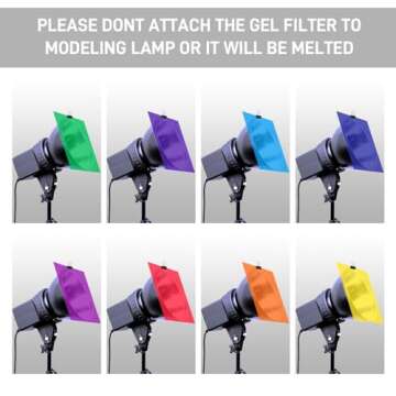 Liphontcta Universal Flash Gels Lighting Filter WS-2 - 16 Pk Color Correction