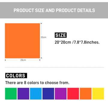 Liphontcta Universal Flash Gels - 16 Packs Color Filters