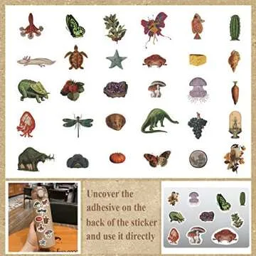 TRAMIN 100 PCS Vintage Posters, Collage Kit Aesthetic Pictures, Cottagecore Room Decor for Bedroom, Cute Dorm Photo Wall Decor for Teen Girls, Botanical Wall Art…