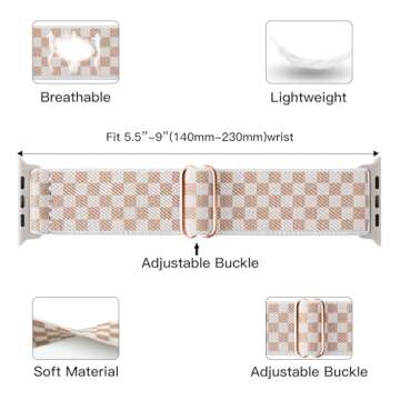 MITERV Stretchy Nylon Loop Bands Compatible with Apple Watch 38mm 40mm 41mm 42mm 44mm 49mm 46mm Adjustable Soft Elastics Strap Compatible with Apple Watch SE Ultra iWatch Series 10/9/8/7/6/5/4/3/2/1 Women Men