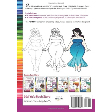 Design Your Dress WorkBook (Curvy): Your Fashion Journey Begins!