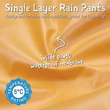 Durable Waterproof Toddler Pants for Puddle Jumping