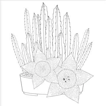 Succulents Adult Coloring Book (31 stress-relieving designs) (Artist's Coloring Books)