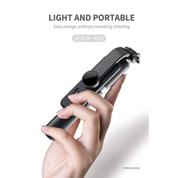 Portable Selfie Stick & Tripod with Fill Light