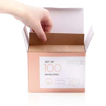 Sweetzer & Orange A2 Envelopes - Kraft Self Seal Mailers