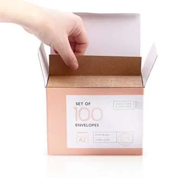 Sweetzer & Orange A2 Envelopes - Kraft Self Seal Mailers