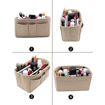 LEXSION Felt Insert Bag Organizer for Handbag Purse