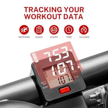 CURSOR FITNESS Steppers for Exercise, Mini Stair Stepper, Desk Step Machine with Dual Resistance Bands, Full Body Cardio Workout Equipment, 300 LBS Capacity for Home Exercise