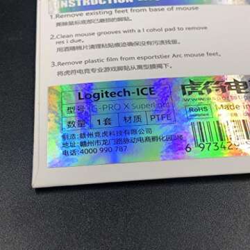 Esports Tiger Wireless ICE Mouse Feet for Logitech G Pro X Superlight