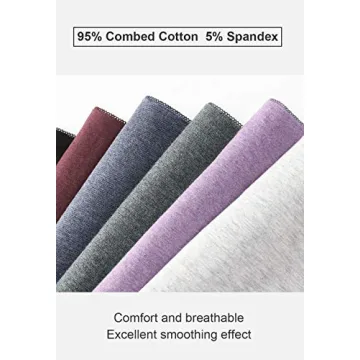 Altheanray Cotton Seamless Hipster Panties for Women