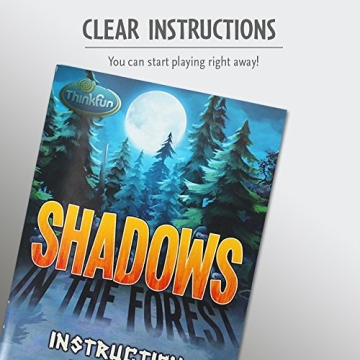 Unique Fun Game Shadows in the Forest by ThinkFun for All Ages