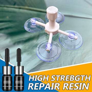 Windshield Chip Repair Kit for Quick Car Fixes