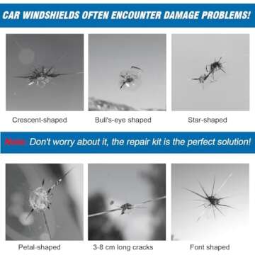 Windshield Chip Repair Kit for Quick Car Fixes